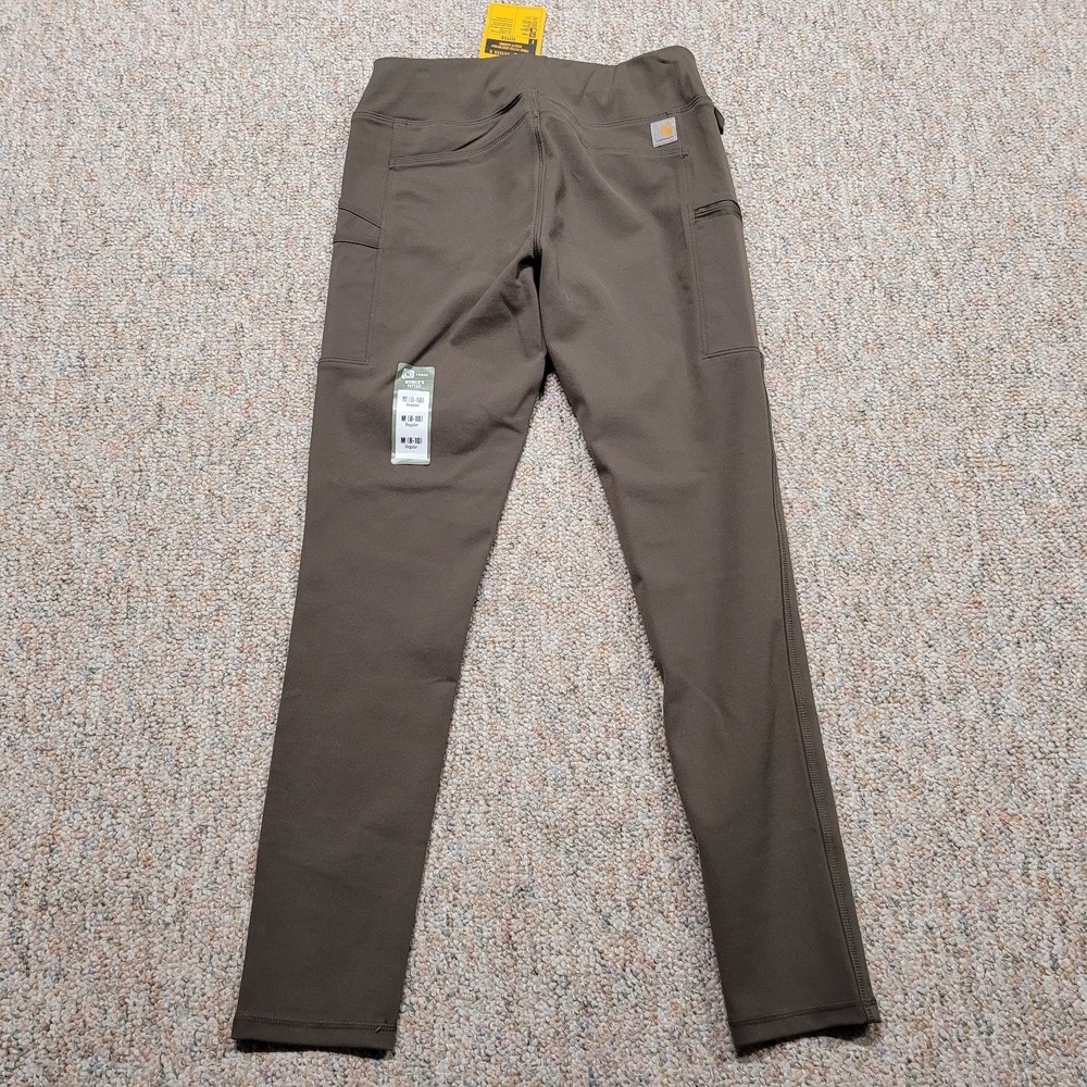 Carhartt Force Pants Women Medium Fitted Lightweight Utility Rugged Legging Flex - Picture 14 of 16